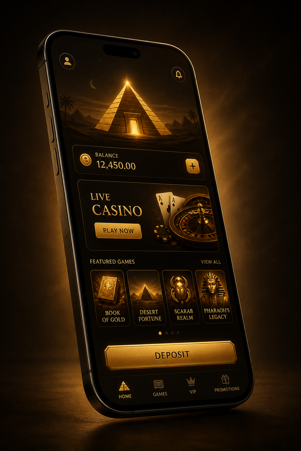 Dubspin mobile casino interface